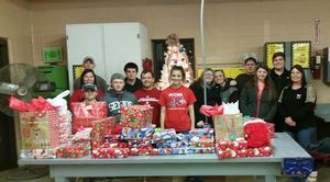 Skills USA's Angel Tree Wrapping Party