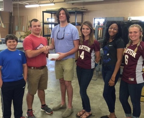 SkillsUSA makes donation to Relay for Life