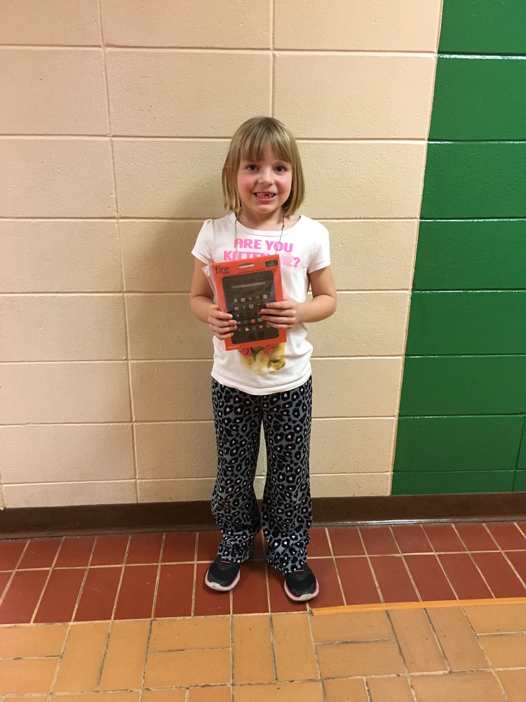 Elementary Perfect Attendance Kindle Fire Giveaway